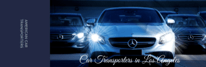 Car transporter in Los Angeles